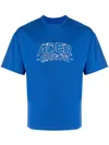Ader Error T-shirt - Cotton - Blue In Blue
