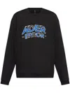Ader Error Logo Embroidered Sweatshirt In Black