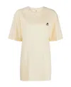 Ader Error Logo Embroidered T-shirt In Nude