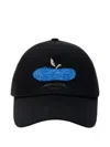 Ader Error Logo Embroidery Baseball Cap In Black