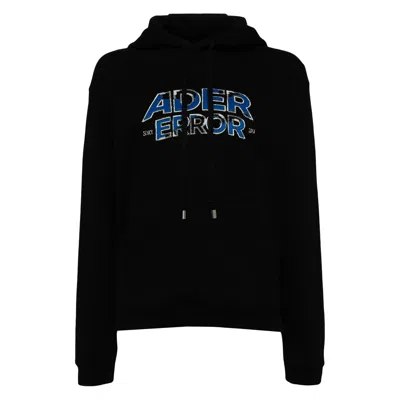 Ader Error Logo Hoodie In Black