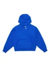 Ader Error Realce Hoodie Zip-up In Blue