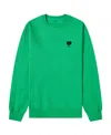Ader Error Green Cotton Sweatshirt In Green
