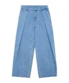 Ader Error Logo Jeans In Blue