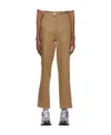 Ader Error Beige Homer Jeans In Brown