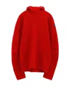 Ader Error Logo Knitted Pullover In Red