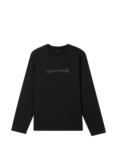 Ader Error Logo Long-sleeve Top In Black