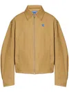 Ader Error Logo Patch Denim Jacket In Neutrals