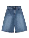 Ader Error Logo-patch Denim Shorts