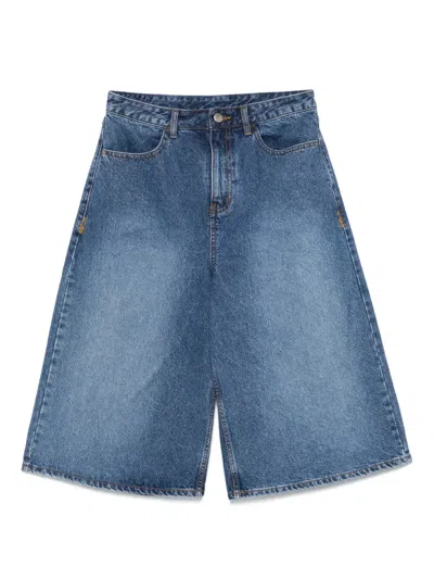 Ader Error Logo-patch Denim Shorts