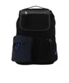 Ader Error Logo Patch Panelled Boucle Backpack In Black