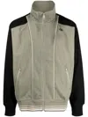 Ader Error Logo-patch Stand-up Collar Jacket In Green