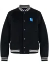 Ader Error Logo Patch Stripe Detailing Jacket In 黑色