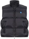 Ader Error Logo Patch Zip Vest In Black