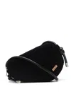 Ader Error Logo-plaque Corduroy Shoulder Bag In Black