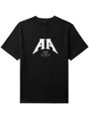 Ader Error Logo-print T-shirt In 黑色