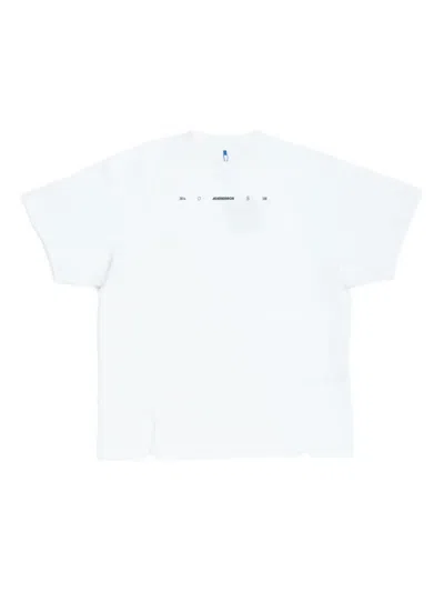 Ader Error Logo-print T-shirt In White