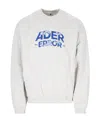 Ader Error Logo Round-necked Sweater In White