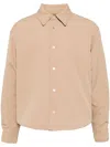 Ader Error Logo-tag Shirt Jacket In Neutrals