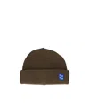 Ader Error Logo Woolen Cap In Green