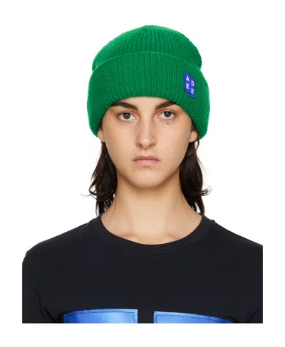 Ader Error Logo Woolen Hat In Black