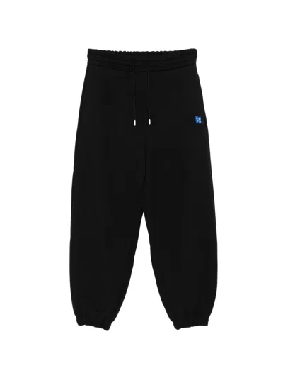 Ader Error Logo-patch Drawstring Track Pants In Black