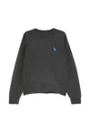 Ader Error Logo-patch Sweater In Grey