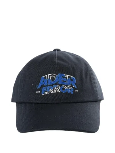 Ader Error Logo-print Hat In Blue