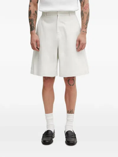 Ader Error Logo-tag Tailored Shorts In White