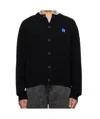Ader Error Long Sleeve Cardigan In Black