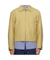 Ader Error Long Sleeve Casual Jacket In Beige