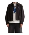 Ader Error Lapel Long Sleeve Casual Jacket In Black