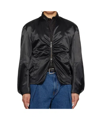 Ader Error Long Sleeve Casual Jacket In Black