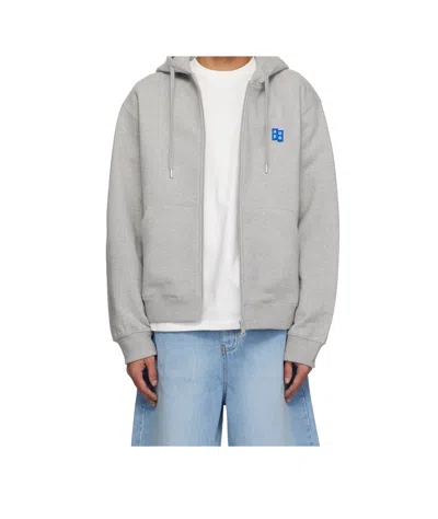 Ader Error Long Sleeve Hoodie In Grey