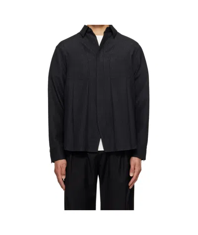 Ader Error Long Sleeve Shirt In Black