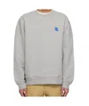 Ader Error Gray Significant Trs Tag 01 Sweatshirt In Grey