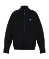 Ader Error Long-sleeved Cardigan In Black