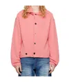 Ader Error Long-sleeved Cardigan In Pink