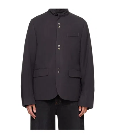 Ader Error Long-sleeved Casual Jacket In Black