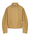 Ader Error Logo Patch Denim Jacket In Nude