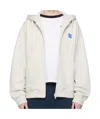 Ader Error Long-sleeved Hooded Sweatshirt In White