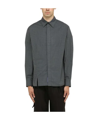 Ader Error Long-sleeved Shirt In Black