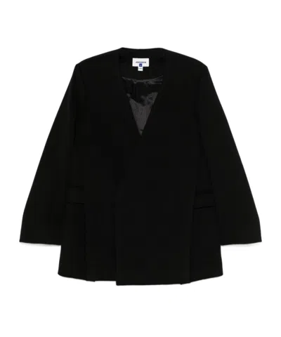 Ader Error Long-sleeved Suit Coat In Black