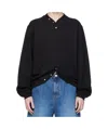 Ader Error Long-sleeved Sweater In Black