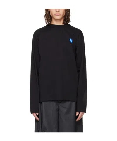 Ader Error Black Patch Long Sleeve T-shirt