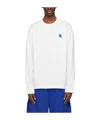 Ader Error Gray Patch Sweatshirt In White