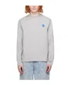 Ader Error Gray Significant Trs Tag 01 Sweatshirt In White