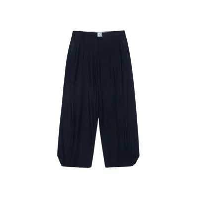 Ader Error Loose Waist Casual Pants In Black
