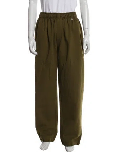 Pre-owned Ader Error Lounge Bottoms In Green