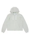 Ader Error Gray Lunel Product. 30 Zip-up Hoodie In White
